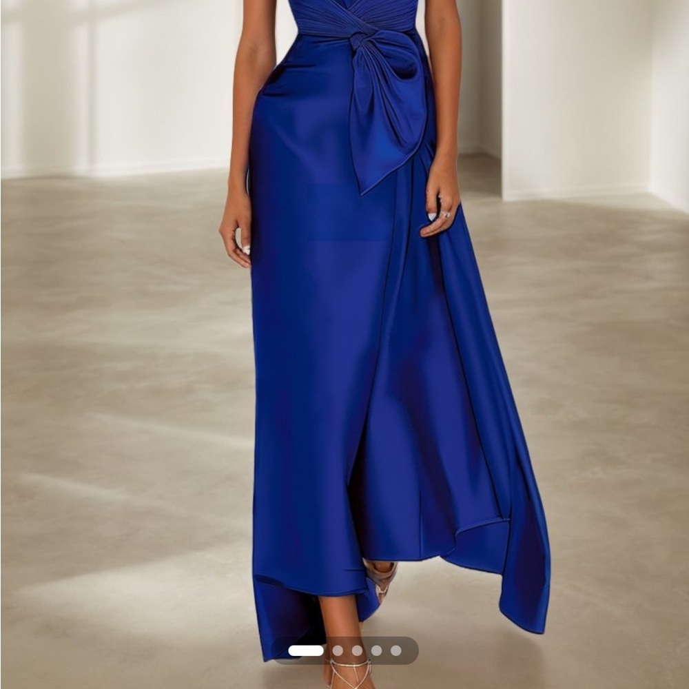 Fehaute Royal Blue Dress